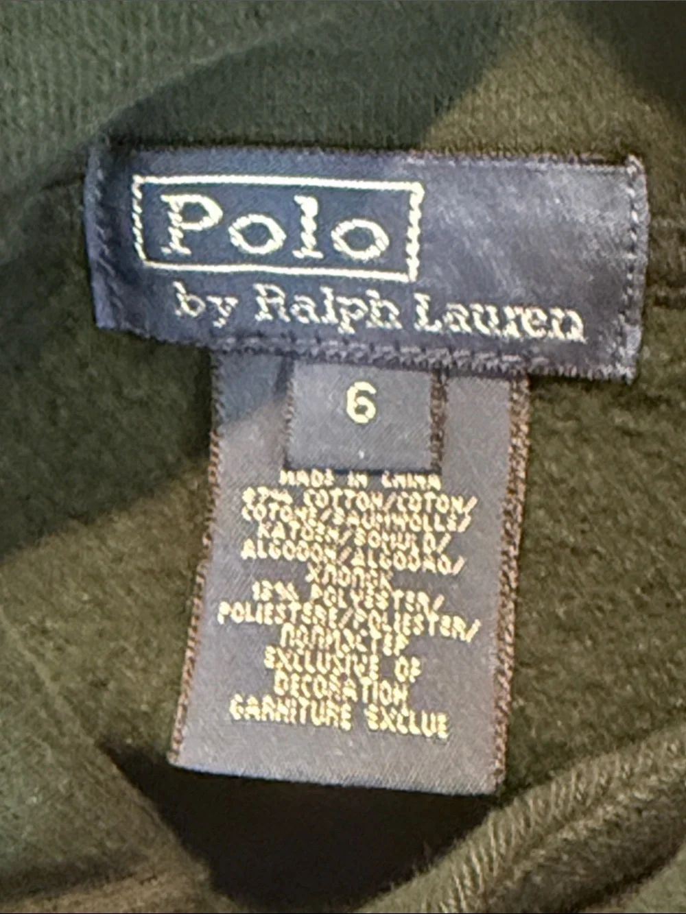 Lot of Ralph Lauren Green Cowl Neck Sweatshirt + Dress Shirt Tie Sz6 WW